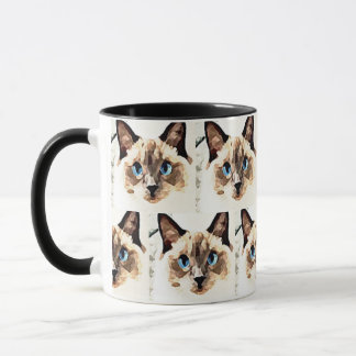 Tasse de chat de Ragdoll