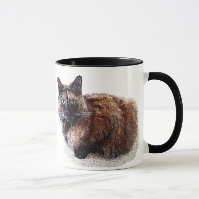 Tasse de chat d'écaille (Droite)