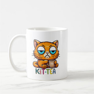 Tasse de chat drôle Pun Tasse cadeau humour Kit