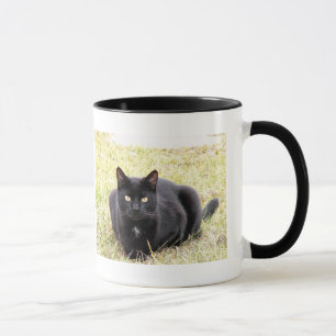 Tasse de chat noir