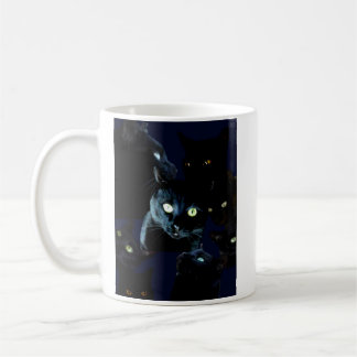 tasse de chat noir