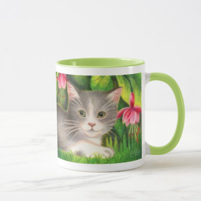 Tasse "de chaton fuchsia" (Droite)