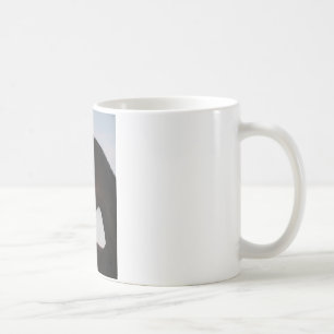 Tasse de cheval de coucher du soleil