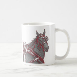 Tasse de cheval de Percheron