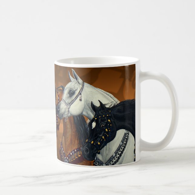 Tasse de chevaux des Rois Arabian de désert (Droite)