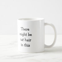 Tasse de cheveux de chat - cadeau de personne de