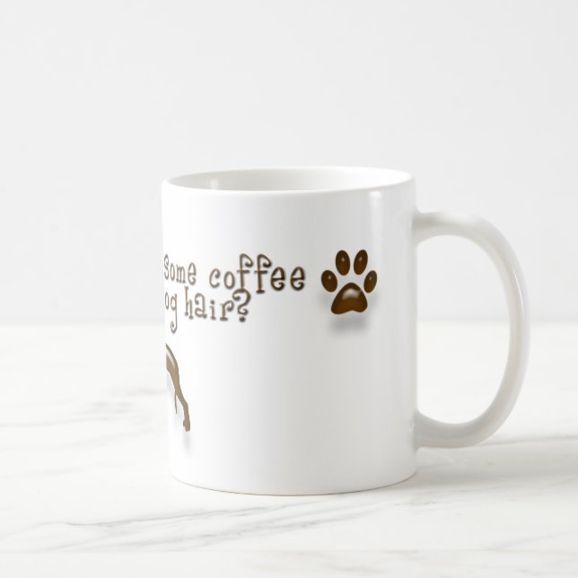 Tasse de cheveux de chien de café (Droite)