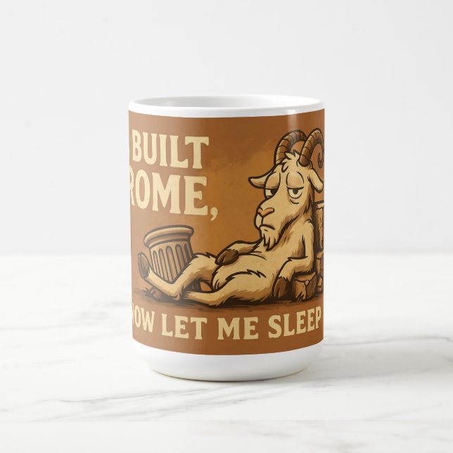 Tasse de chèvre J'ai construit Rome (Centre)