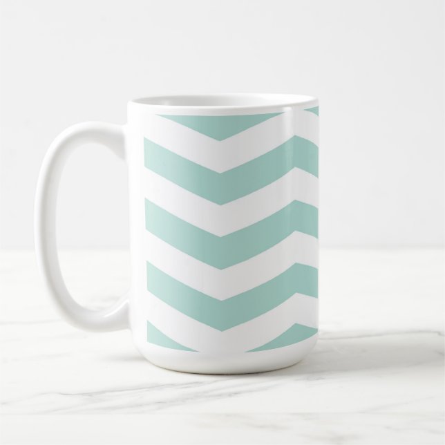 Tasse de Chevron d'Aqua (Gauche)