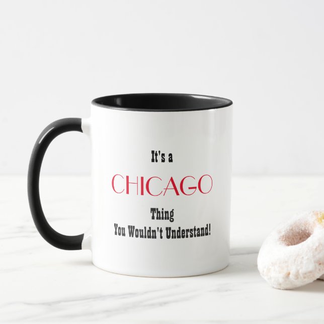 Tasse de Chicago (Avec donut)