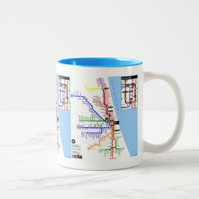 Tasse de Chicago de souterrain (Droit)
