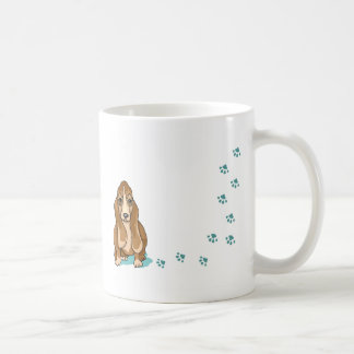 Tasse de chien de basset-hound