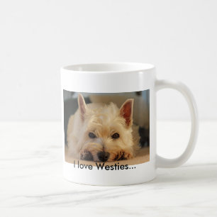 Tasse de chien de Westie (Terrier des montagnes