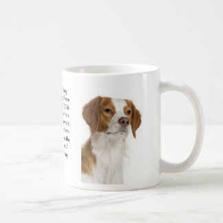 Tasse de chien d'épagneul de Bretagne