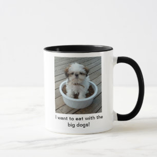 Tasse de chiot de Shih Tzu