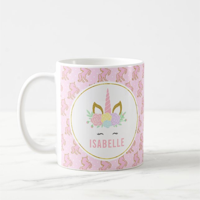 Tasse de chocolat chaud de licorne de (Gauche)