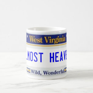 TASSE DE CIEL DE PLAQUE MINÉRALOGIQUE DE WV
