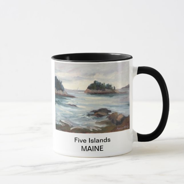 Tasse de cinq îles, Maine (Droite)