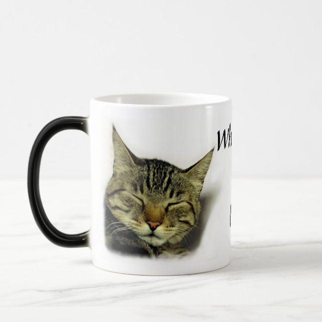 Tasse de citation de chat (changement de couleur) (Gauche)