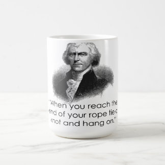 Tasse de citation de corde de Thomas Jefferson