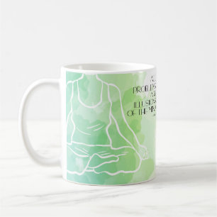 Tasse de citation de yoga, tasse de cadeau de jour