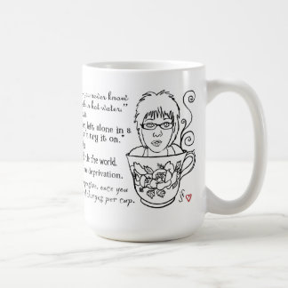 Tasse de citations de café et de thé