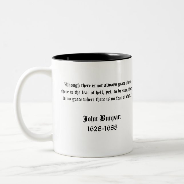 Tasse de classique de Bunyan de John (Gauche)