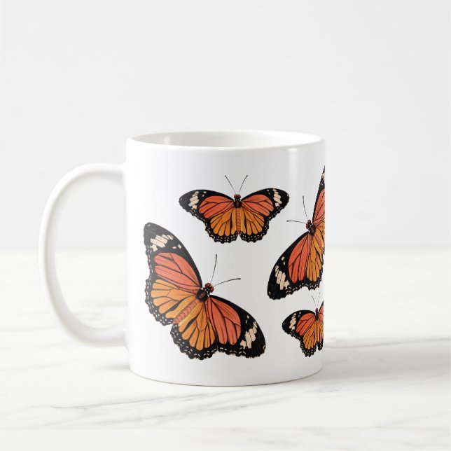 Tasse de classique de papillons de monarque (Gauche)
