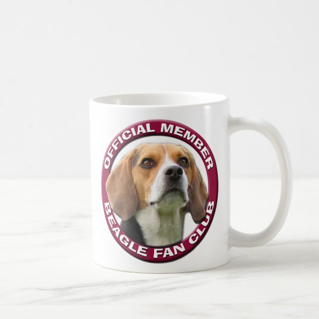 Tasse de club de fan de beagle (Droite)