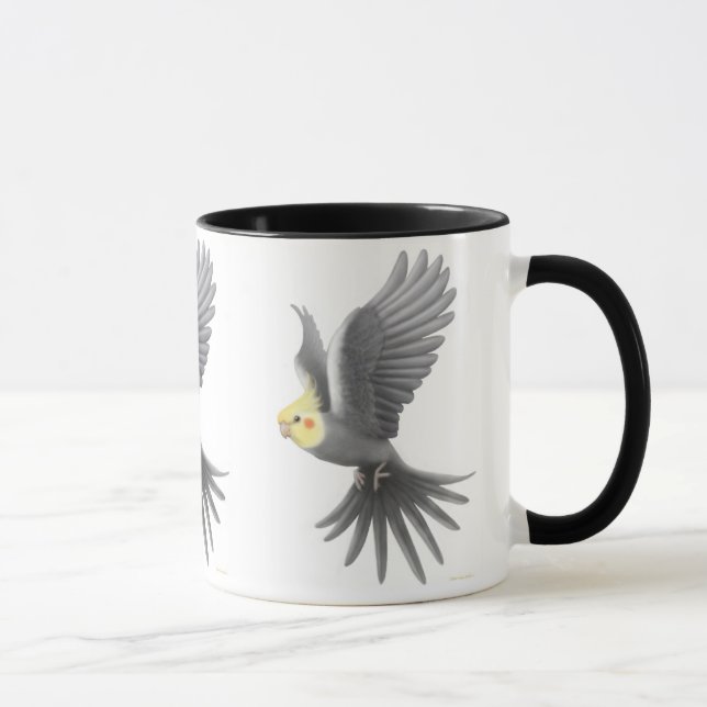 Tasse de Cockatiel de vol (Droite)
