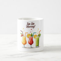 Tasse de cocktail d'agrumes Sip Sip Hourra pour l'