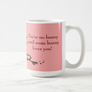 Tasse de coeur de dunette de lapin !