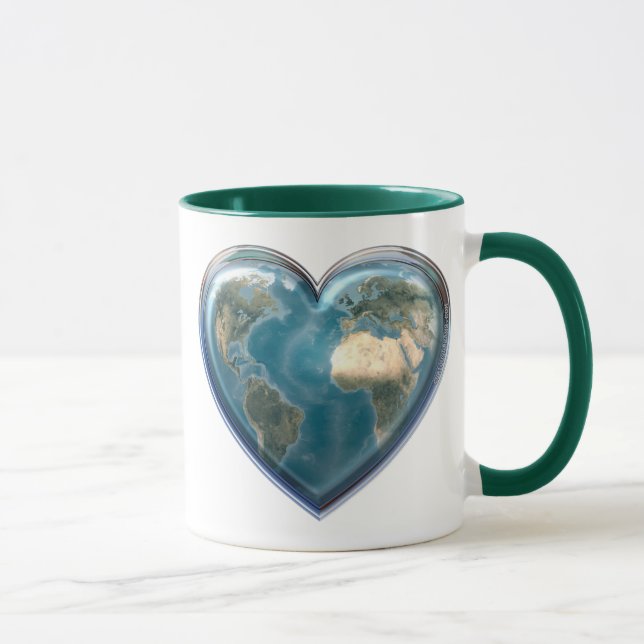 Tasse de coeur de la terre (Droite)