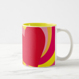 Tasse de coeur d'été