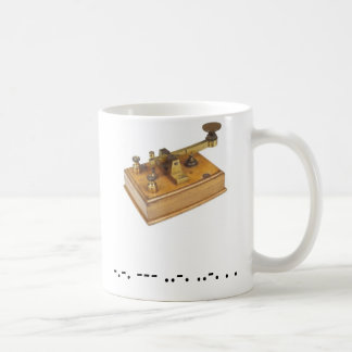 Tasse de Cofee de code Morse