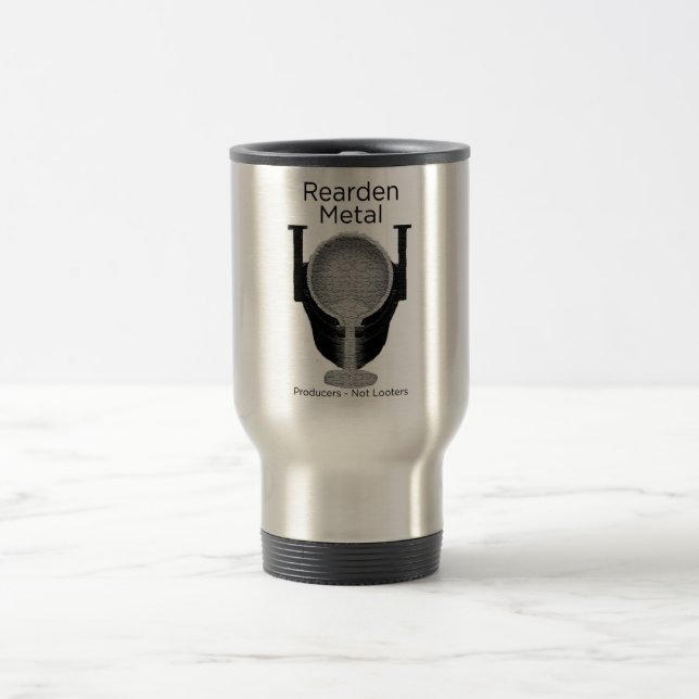 Tasse de Coffe de voyage en métal de Rearden, (Centre)