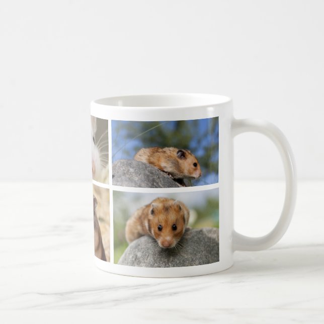 Tasse de collage de photo de hamster/gerbille (Droite)