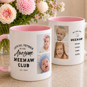 Tasse de collage de photo incroyable MEEMAW