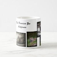 Tasse de collage de zoo de SF