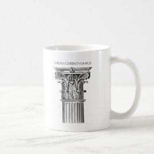 Tasse de colonne d'ordre corinthien