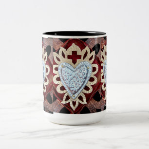 Tasse de conception de coeur de Milagro