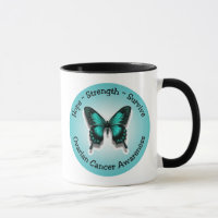 Tasse de conscience de cancer ovarien