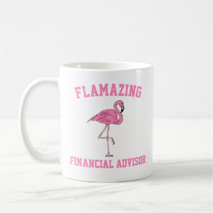 Tasse de conseiller financier flamboyant