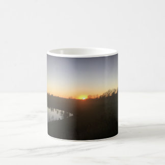 Tasse de coucher du soleil