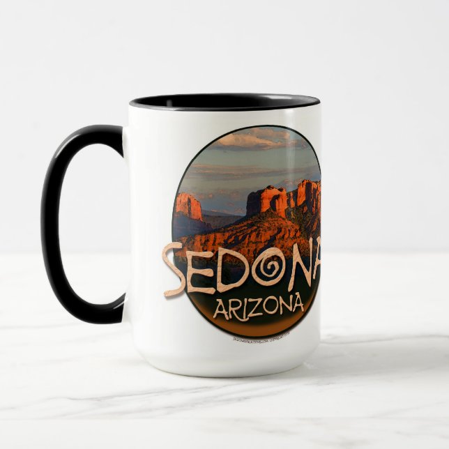 Tasse de coucher du soleil de Sedona Arizona (Gauche)