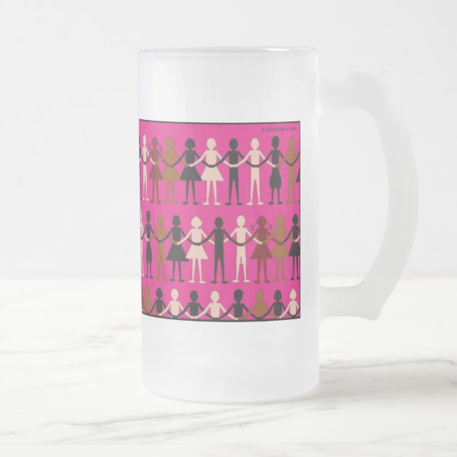 Tasse de couleur "de poupées de papier" de (Droit)