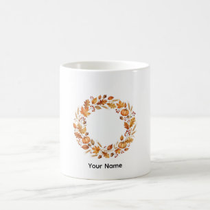Tasse de couronne d'automne - Cadeau élégant de Th