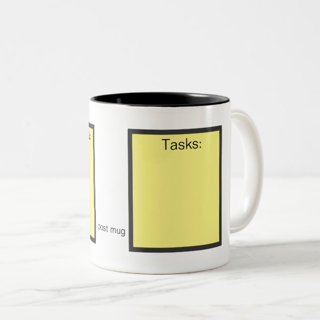Tasse de courrier : Tasse de café réutilisable (Devant droit)