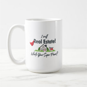 Tasse de courtier immobilier personnalisée Super P