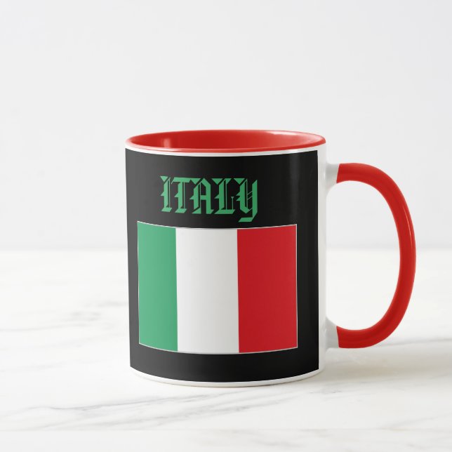 Tasse de coutume de crête de l'Abruzzo, Italie (Droite)